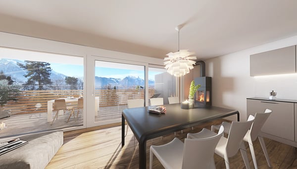 Neubau 4.5 Zimmer-Wohnung 2. OG in Gunten 3