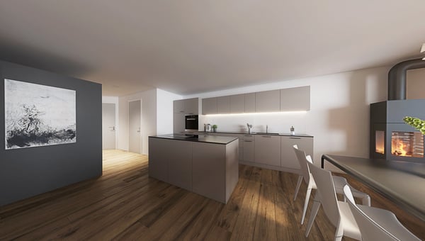 Neubau 4.5 Zimmer-Wohnung 1. OG in Gunten