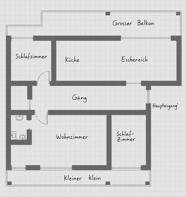 1.5-Zimmer-Dachwohnung im Hegenheimerquartier 7