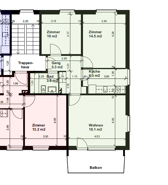 Moderne 3-Zimmerwohnung unter dem Gurten 8