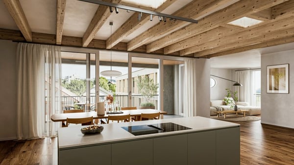 1.5-Zimmer Eigentumswohnung, Neubauprojekt Läbe uf dr Fure in Schliern bei Köniz 3