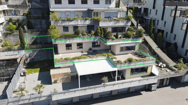 Terrassenwohnung an sonniger, ruhiger Lage und wunderbarer Aussicht 7