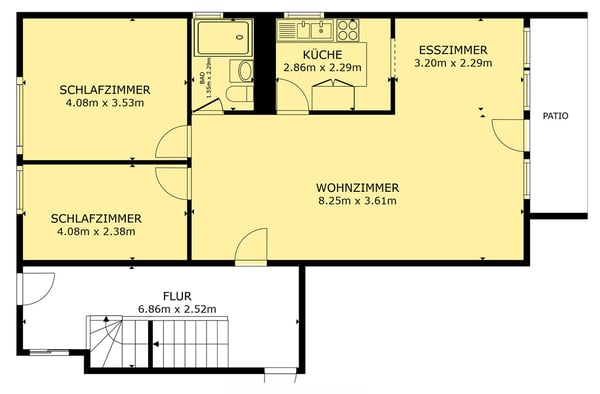 3.5-Zimmer-Gartenwohnung mit viel Privatsphäre und Gestaltungspotenzial 6