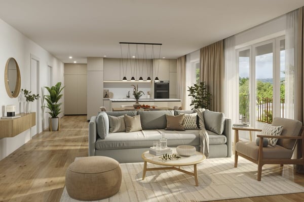 Stilvolle 1.5-Zimmer-Wohnung mit 20m² Balkon in ruhiger Lage 2