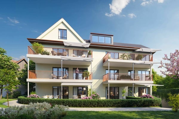 Stilvolle 3.5-Zimmer-Wohnung mit 20m² Balkon in ruhiger Lage