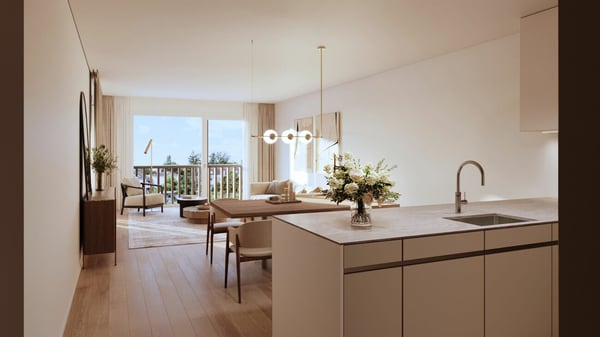 4.5-Zimmer-Attikawohnung mit 130 m² Wohnfläche und 49 m² Terrasse 1