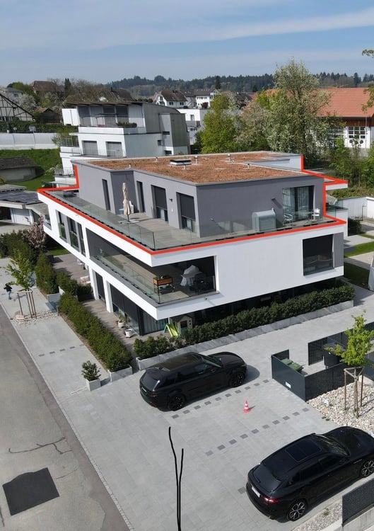 Moderne Designer-Attikawohnung mit Aussichtsterrasse 2