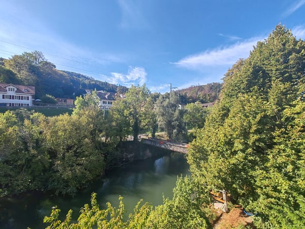 4-Zimmer-Maisonette-Wohnung  mit Blick auf die Birs
