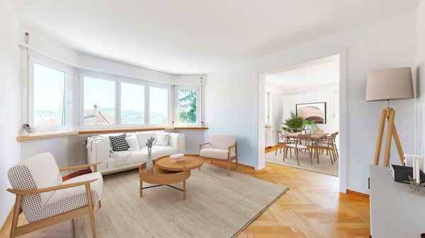 STERNSTUNDE ZENTRAL IN LUZERN - WOHNGLÜCK IN DER BELETAGE 1