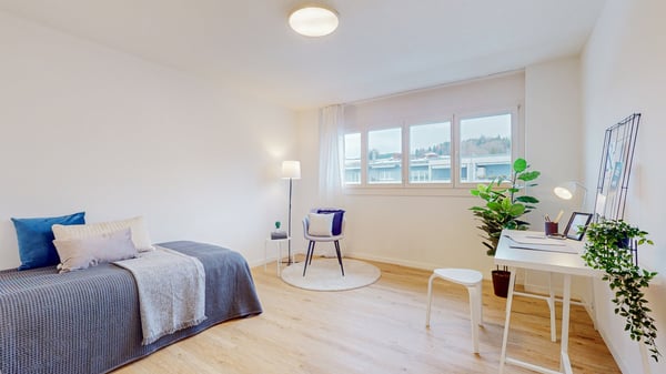 HELLER WOHNBEREICH MIT SCHWEDENOFEN – PENTHOUSE IN BAAR 4