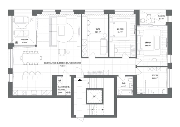 MODERNE WOHNUNG MIT WEITBLICK AM STADTRAND 9