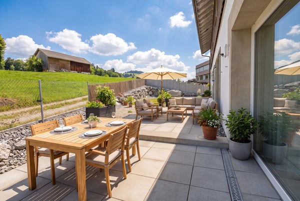STILVOLLES 5.5 ZIMMER DOPPELEINFAMILIENHAUS MIT MODERNSTEM AUSBAUSTANDARD 6
