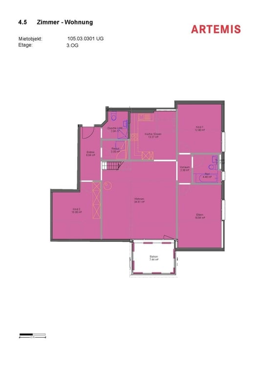 Wunderschöne und grosse Dachwohnung mit Galerie und Schwedenofen 3