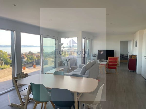 Magnifique attique avec terrasse de 80m2 et vue sur le lac 2