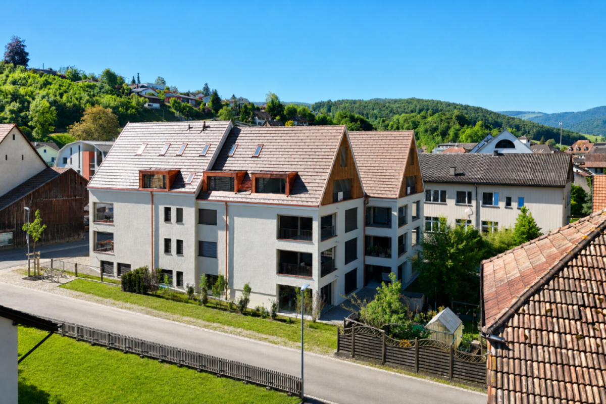 Wohnen im Dorf - Neubau 4.5-Zimmer-Maisonettewohnung