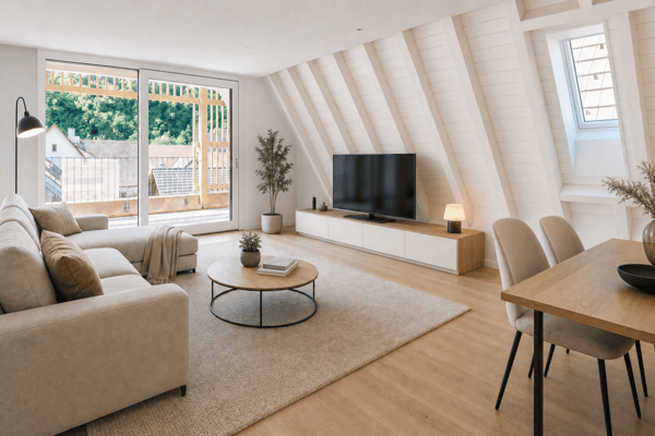 Wohnen im Dorf - Neubau 3.5-Zimmer-Maisonettewohnung 3