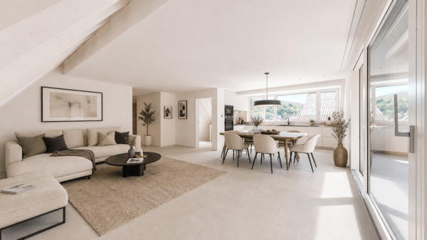 Wohnen im Dorf - Neubau 3.5-Zimmer-Maisonettewohnung 2