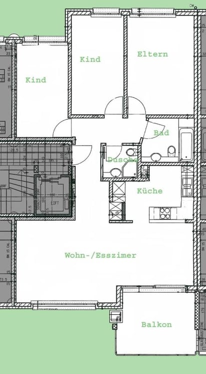 Familienfreundliche 4.5-Zimmerwohnung in Gossau ZH 11