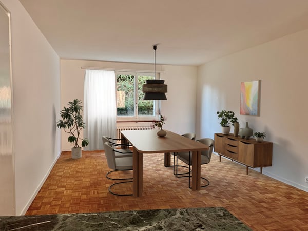 1.5 Zimmerwohnung mit Aussicht ins Grüne 2