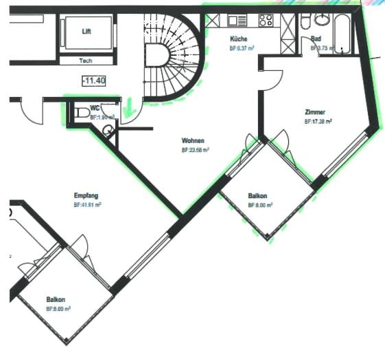 Letzte neurenovierte 2-Zimmer-Wohnung im Zentrum von Arosa 4