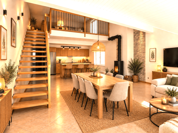 bel appartement avec très beau dégagement sur les alpes et le jura, 2 places de parc 5