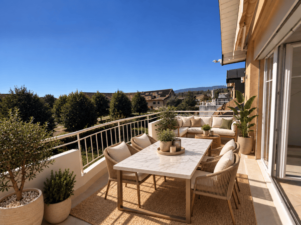 à 15 minutes de Morges, bel  appartement avec très beau dégagement sur les alpes et le jura, 2 places de parc