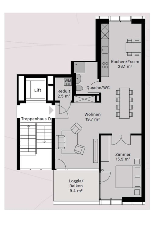 Attraktive 3½ Zimmerwohnung in Effretikon 8