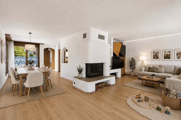 6.5 Zimmer-Doppeleinfamilienhaus mit viel Platz und Potenzial in Kindhausen 4