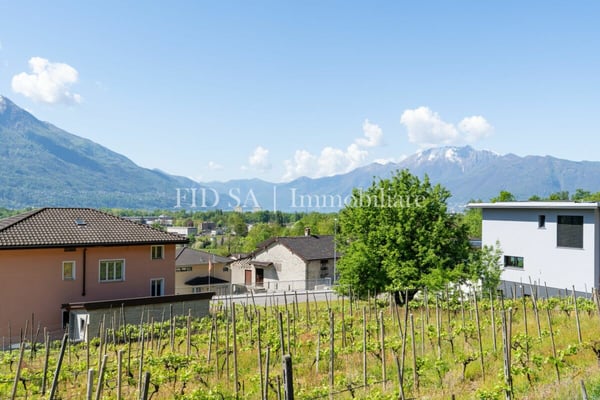 GORDOLA - 4 moderne case unifamiliari con giardino in posizione soleggiata