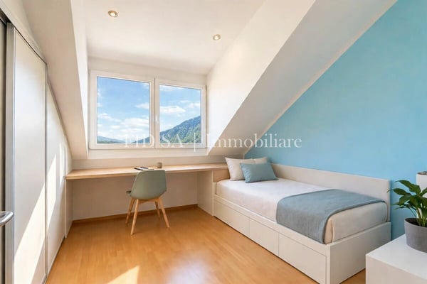 GORDOLA - Ampio attico mansardato in residenza di sole 4 unità 5
