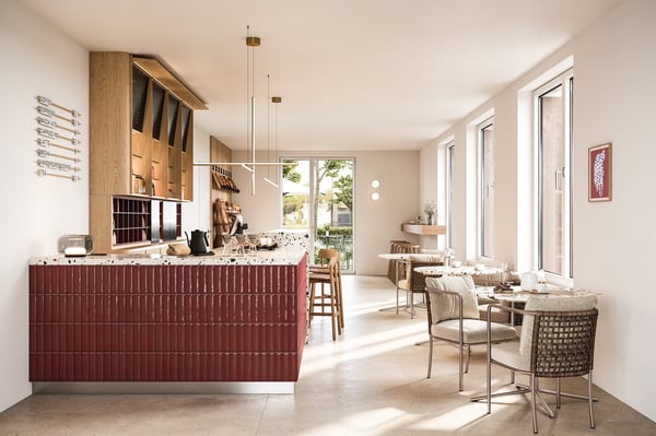 Modernes Bistro mit Charme in Neubau in Wahlen zu vermieten 1