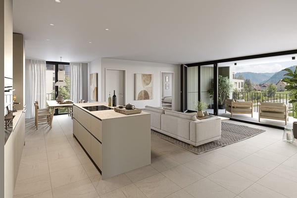 3 ½ Zimmer-Wohnung, 6314 Unterägeri 2