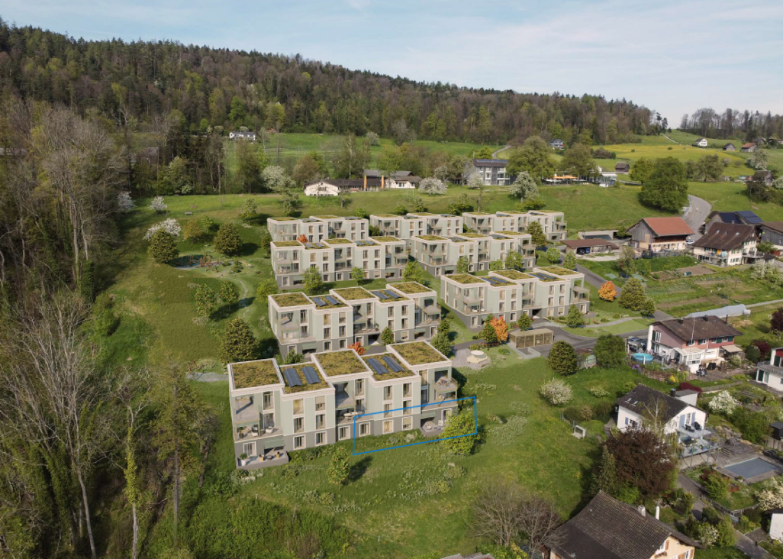 Appartement de jardin unique de 4,5 pièces