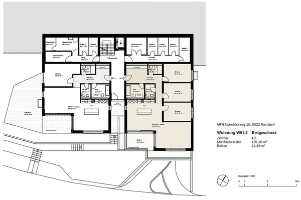 Moderne Wohnung an idyllischer Lage mit wunderschöner Aussicht 12