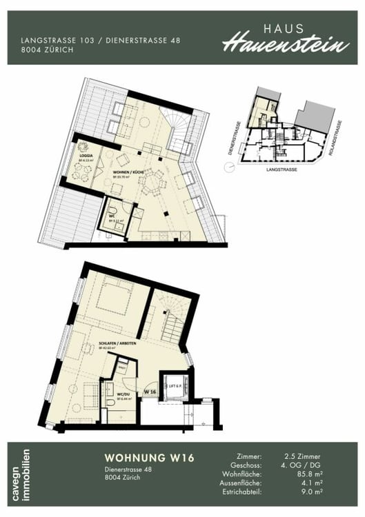 Exklusive Neubau-Maisonettewohnung mitten im Kreis 4 6