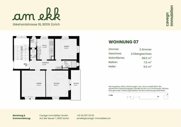 Erstbezug nach Totalsanierung: Stilvolle 3-Zimmer-Wohnungen im Herzen von Zürich 10