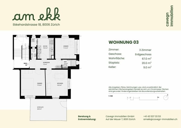 Erstbezug nach Totalsanierung: Stilvolle 3-Zimmer-Wohnungen im Herzen von Zürich 8