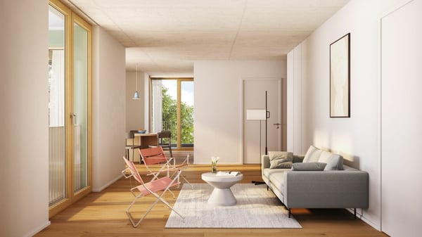Farby: Helle 2.5-Zimmer-Neubauwohnung in Zürich-Altstetten 2