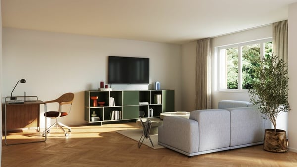 Gartenwohnung mit grossem Sitzplatz im beliebten Kreis 3 4