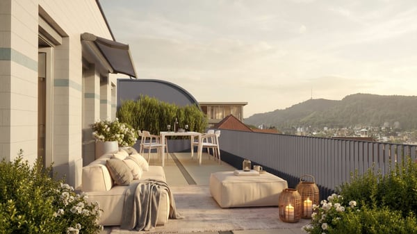 Erstvermietung: Herrliche Terrassenwohnung mit Blick auf den Uetliberg