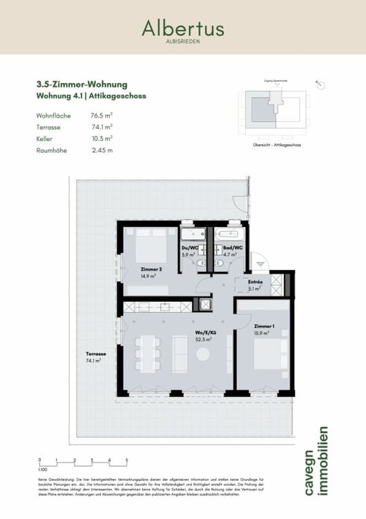 Exklusive Terrassenwohnungen mit traumhaftem Uetlibergblick 10