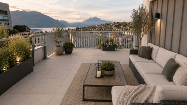 Neuwertige 3.5 Zimmer-Attikawohnung mit See- und Bergpanoramasicht 1