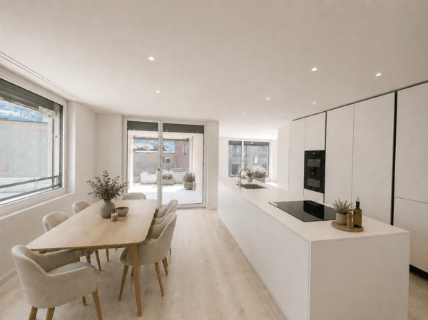 Neubau 3.5 Zimmer-Gartenwohnung mit Blick zur Rigi 2