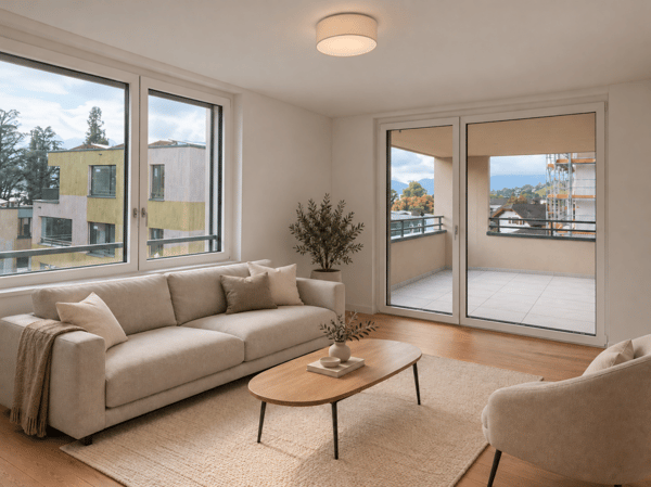 Traumhafte 3.5-Zimmer-Wohnung mit Rigiblick im Erstbezug