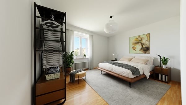 Charmant appartement lumineux de 2 pièces avec cuisine équipée 4