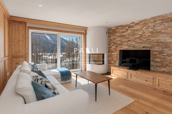 Exklusive 1.5-Zimmer-Ferienwohnung mit Panoramablick – Sommersaison in La Punt 1