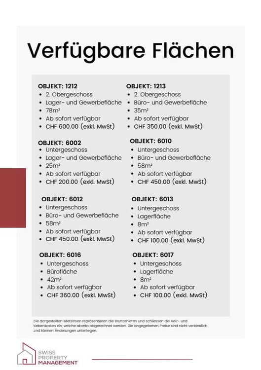 Büros & Lagerflächen ab CHF 150 in Balsthal zu vermieten 5