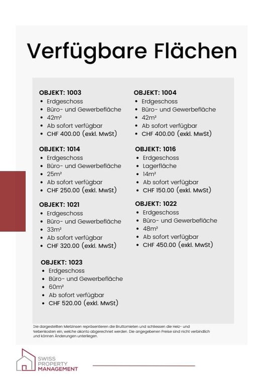Büros & Lagerflächen ab CHF 150 in Balsthal zu vermieten 3