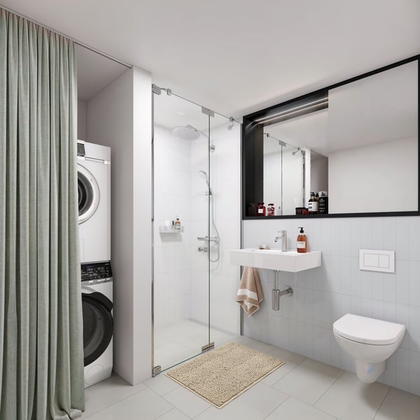 Helle 2.5-Zimmerwohnung im Akara Tower Baden 2