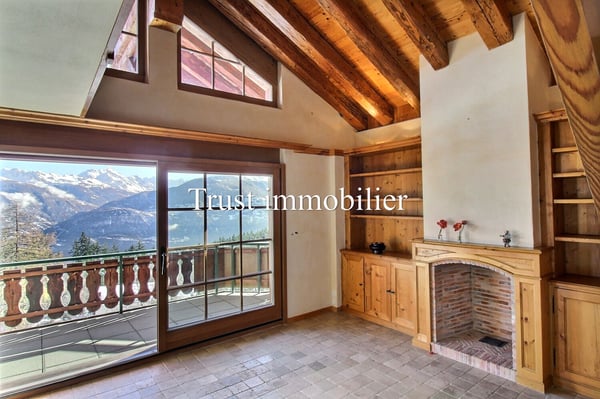 3006. Séduisant semi-attique de 1.5 pcs à Crans-Montana 12